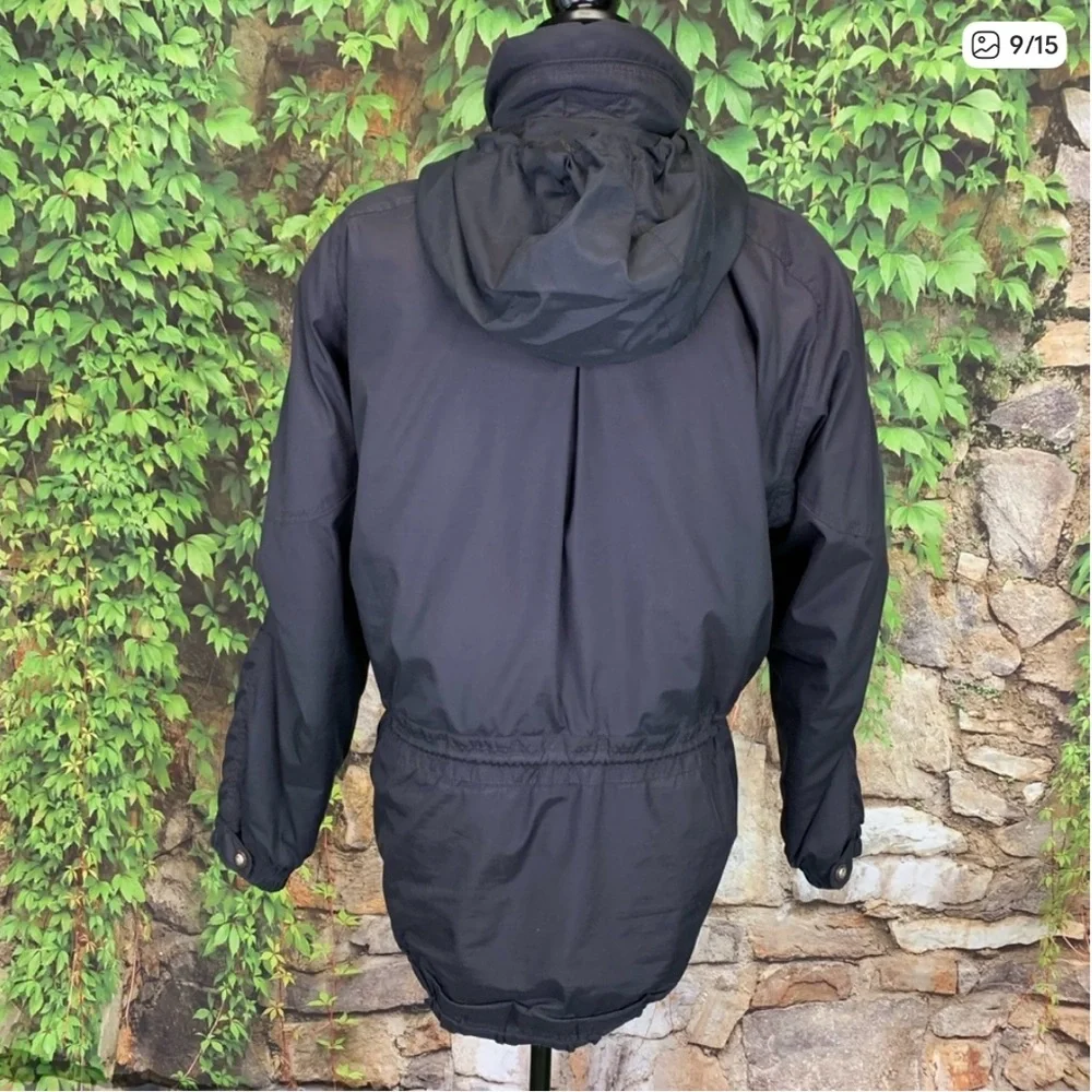 VINTAGE OBERMEYER Black Zip Front Thermolite Ski Jacket, 14 - Picture 10 of 15